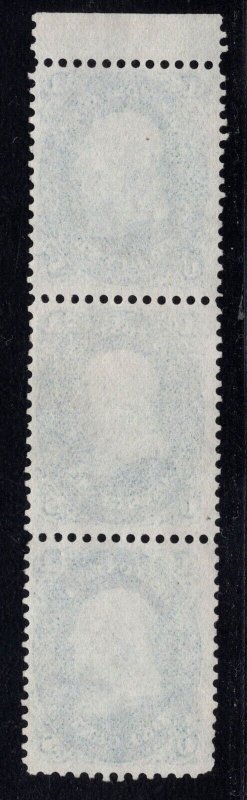 MOMEN: US STAMPS #63 STRIP OF 3 USED VF LOT #89191*