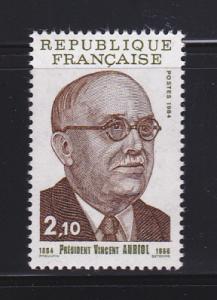 France 1944 Set MNH President Vincent Auriol