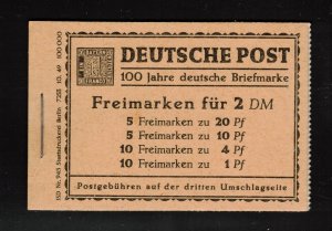 GERMANY-Berlin 1949 Buildings Complete Booklet; Michel MH1; MNH