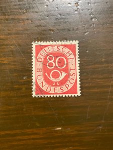 Germany SC 684 Used 80pf Numeral & Post Horn (3) - VF/XF