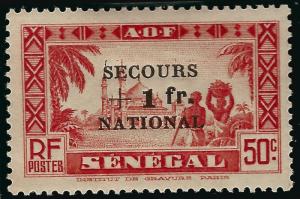 Beautiful Senegal B9 Mint OG VF...Fill out your French Colony spaces!