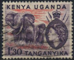 Kenya Uganda and Tanganyika 1954 SG176 Used