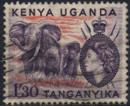 Kenya Uganda and Tanganyika 1954 SG176 Used