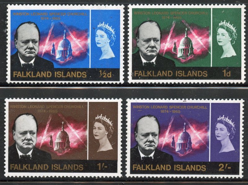 Falkland Islands # 158-61, Mint Never Hinge Disturb gum.  A102