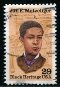 2567 US 29c Jan E Matzeliger, used