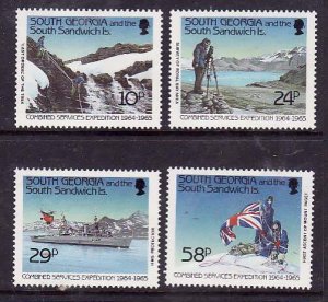 South Georgia-Sc#139-42- id9-unused NH set-Ships-Expedition-1989-