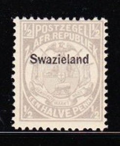 Album Treasures Swaziland Scott # 1 1/2p Coat of Arms Mint NH