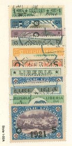 Liberia #O116-26/137 Used Multiple