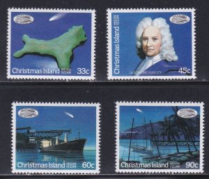 Christmas Island # 179-182, Halley's Comet, Mint NH, 1/2 Cat.