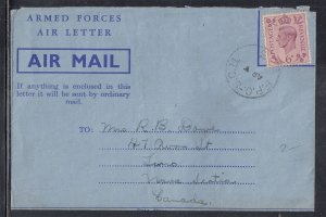 Great Britain - Apr 5, 1943 F.P.O. S.C. 11 Sorces Letter to Canada