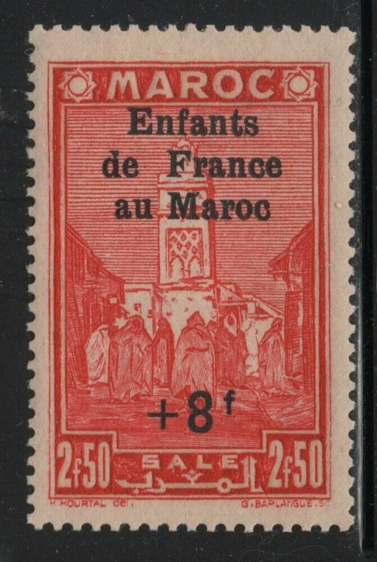 French Morocco 1942 Child Welfare set Sc# B21-24 NH