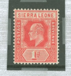 Sierra Leone #91v Unused Single