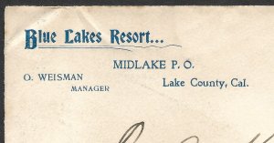 Doyle's_Stamps: Lake County, CAL Spec Delivery Ad Cover, Scott #E6, #301