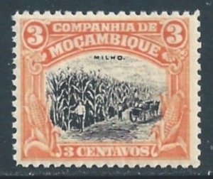 Mozambique Company #116a NH 3c Corn Orange & Black