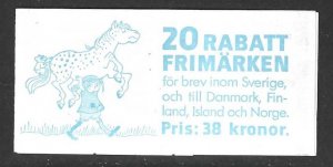 Sweden 1640a  Complete MNH  SC: $25.00