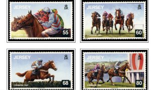 COLOR PRINTED JERSEY 2011-2020 STAMP ALBUM PAGES (135 illustrated pages)