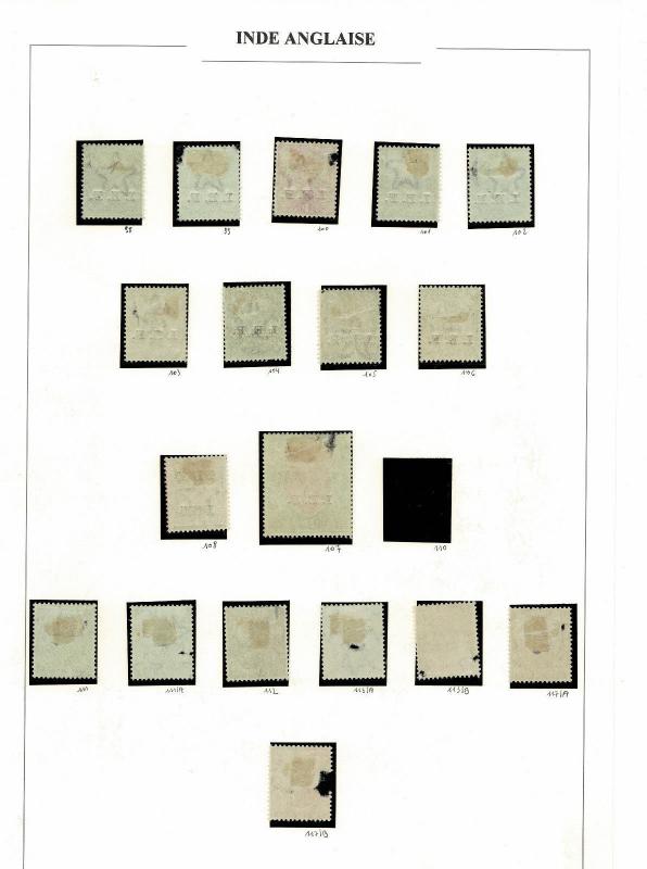  INDIA - 1914- KGV- IEF LOT - FINE HCV MM 