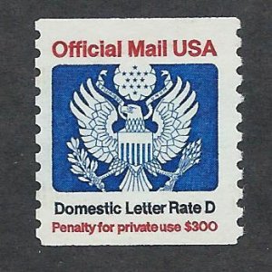 UNITED STATES SC# O139 F-VF MNH 1985