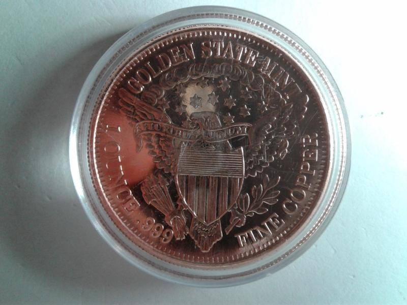 1800 LIBERTY BUST ONE OUNCE COPPER PROOF COIN