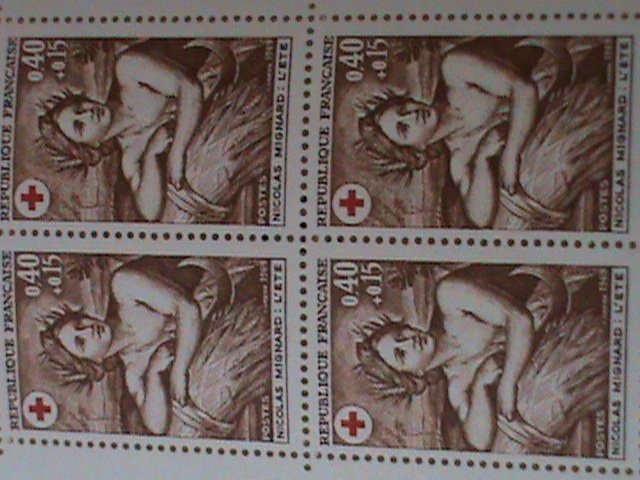 FRANCE-1968- SC# B421a- SPRING & FALL BY NICOLAS MIGNARD -MNH BOOKLET VF-RARE