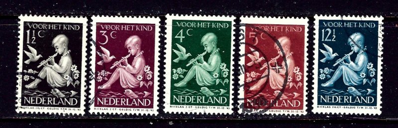 Netherlands B108-12 Used 1938 complete set