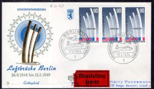 Germany Berlin 9N346 Typed FDC