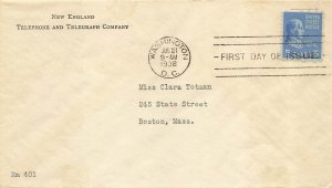 810 5c JAMES MONROE - PREXY - New England Telephone Co.