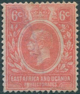 Kenya Uganda and Tanganyika 1912 SG46 6c red KGV FU (amd)