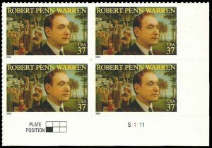 PCBstamps   US #3904 PB $1.48(4x37c)Robert Penn Warren, MNH, (PB-4)