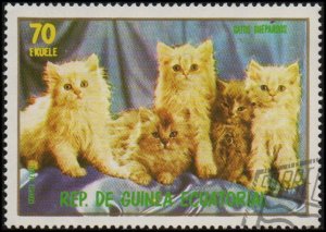 Equatorial Guinea sw1290 - Cto - 70e Kittens (1976)