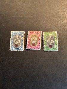 Stamps Thailand Scott #B6-8 used