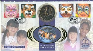 2001 Benham The Future Coin Cover with Gibraltar 1 Royal Coin