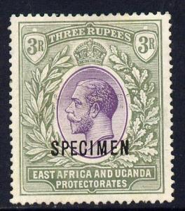 Kenya, Uganda & Tanganyika 1921-22 KG5 Script CA 3r overp...