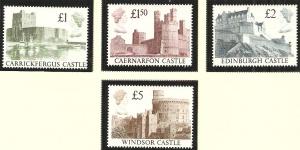 Great Britain 1988 Scott # 1230-33 Castles MNH