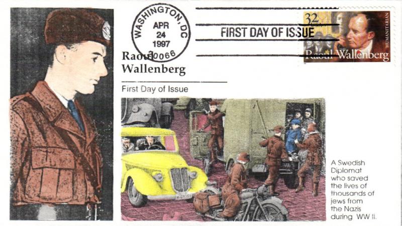 #3135 Raoul Wallenberg RKA FDC