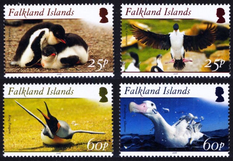 Falkland Islands 2006 BIRDS Scott #908-911 Mint Never Hinged