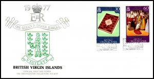 British Virgin Islands 318-319 U/A FDC