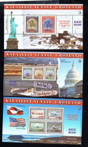 Greenland 293-295 Set Mint never hinged