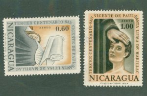 NICARAGUA C516-7 USED BIN $1.00