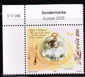 Switzerland 2005,#1207 MNH  Europa (C.E.P.T.): Europe reflected in Dish Cover