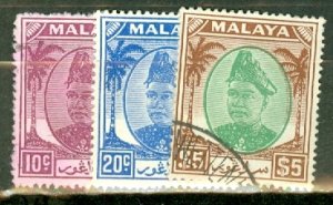 JE: Malaya Selangor 80-100 mint/used CV $55.70; scan shows only a few