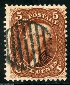 UNITED STATES SCOTT#75  USED JEFFERSON