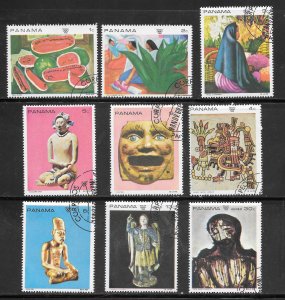 Panama #495-95H Used Set CTO Collection / Lot