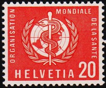 Switzerland. 1957 20c S.G.LH29 Unmounted Mint