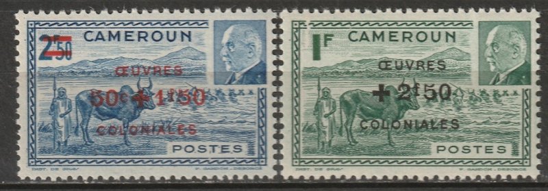 Cameroun 1944 Sc B25A-B Yt 263-4 set MLH*