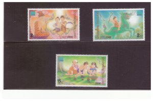 THAILAND SC.1888, 89 , 1890 BANGKOK 2000 MNH PBPG15