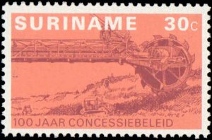 Suriname #419-420, Complete Set(2), 1975, Minerals, Mining, Never Hinged