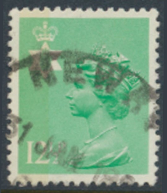 Northern Ireland GB  Machin 12½p SG NI36  Used perf 13½ x 14 SC# NIMH19  