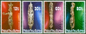 Papua New Guinea 1985 Wood Carving Set of 4 SG512-515 V.F MNH 