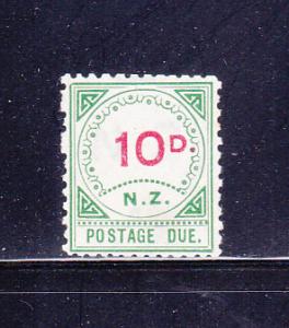 New Zealand J9 MNG Postage Due Stamp